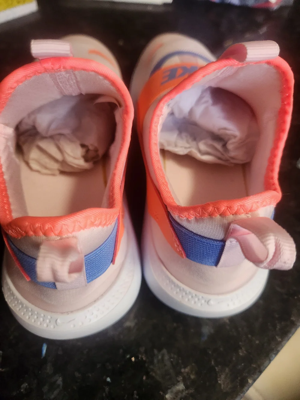 Nike Kids' Pink & Coral Slip-On Athletic Shoes
